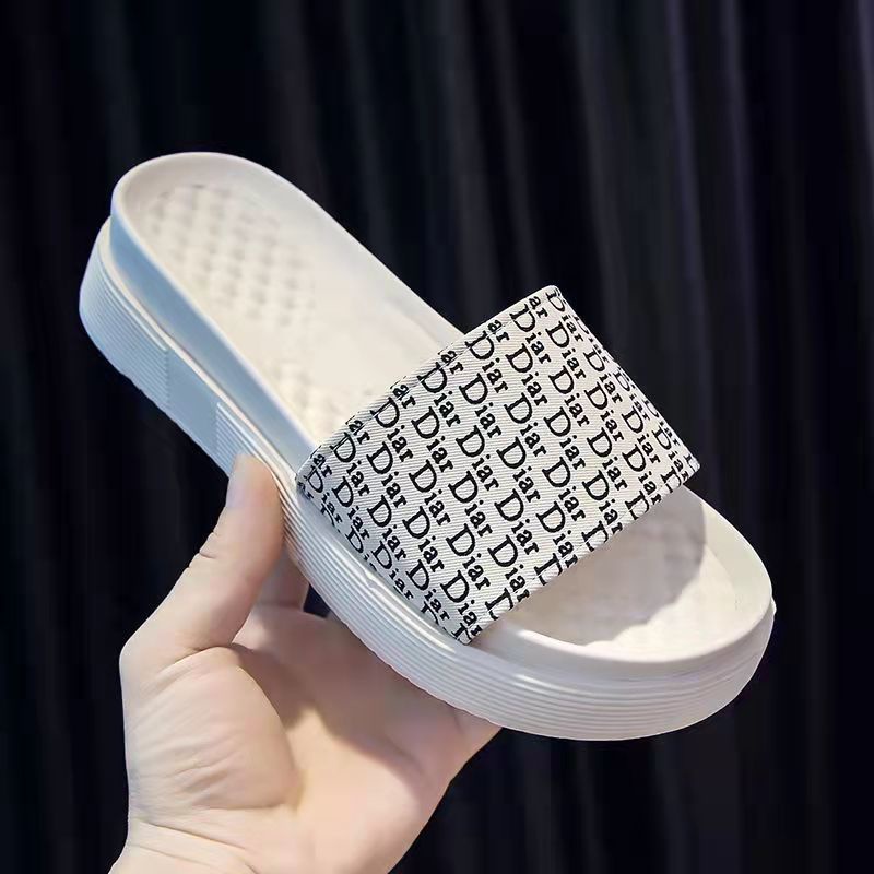 Dép Quai Ngang Đế Dày Thời Trang Mùa Hè 2023 Phong Cách Mới Cho Nữ