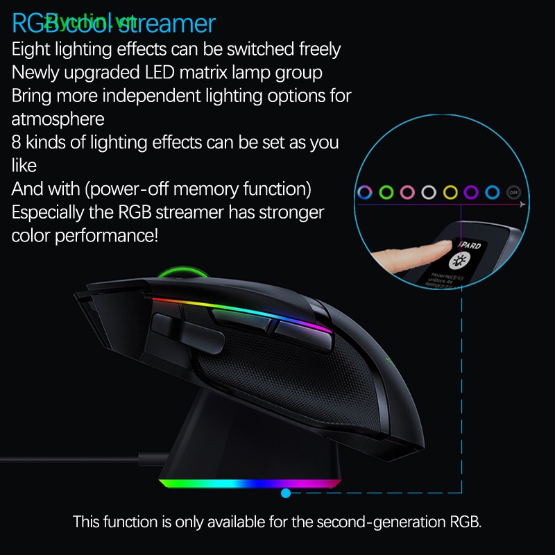 Đế Sạc Không Dây ziyulin Cho Chuột Logitech G502 G703 G903 G Pro X GPW