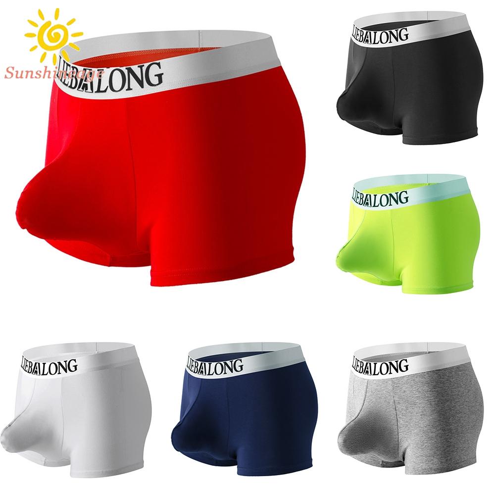 Quần LóT Boxer MàU Trơn MềM MạI Cho Nam