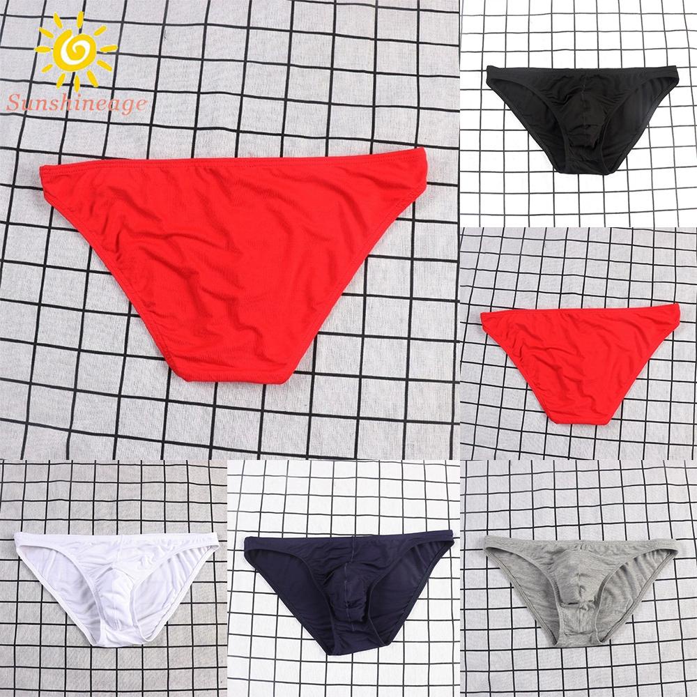 Quần Lót Nam Eo Thấp Màu Đen / Trắng / Đỏ / Xám / Xanh