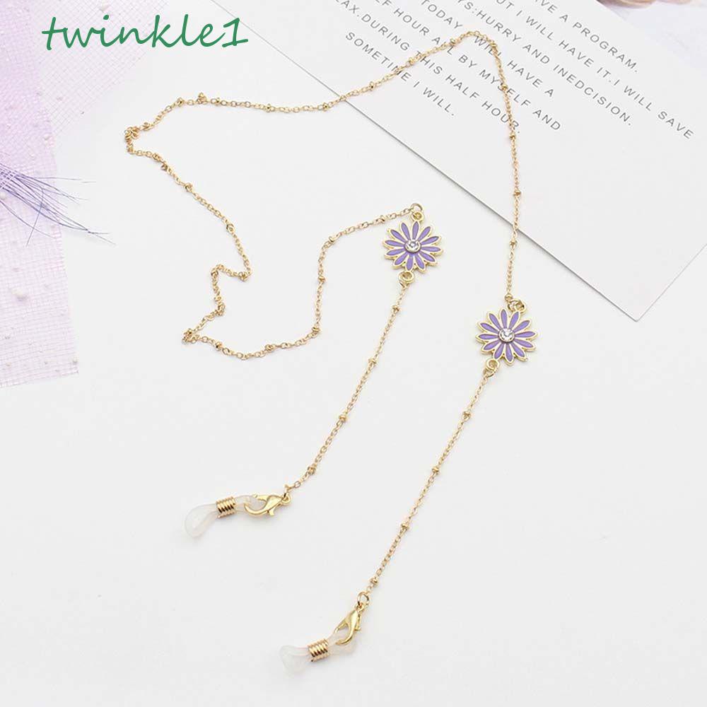 Dây Đeo Mắt Kính Đính Hạt Lấp Lánh Thời Trang Cho Nữ