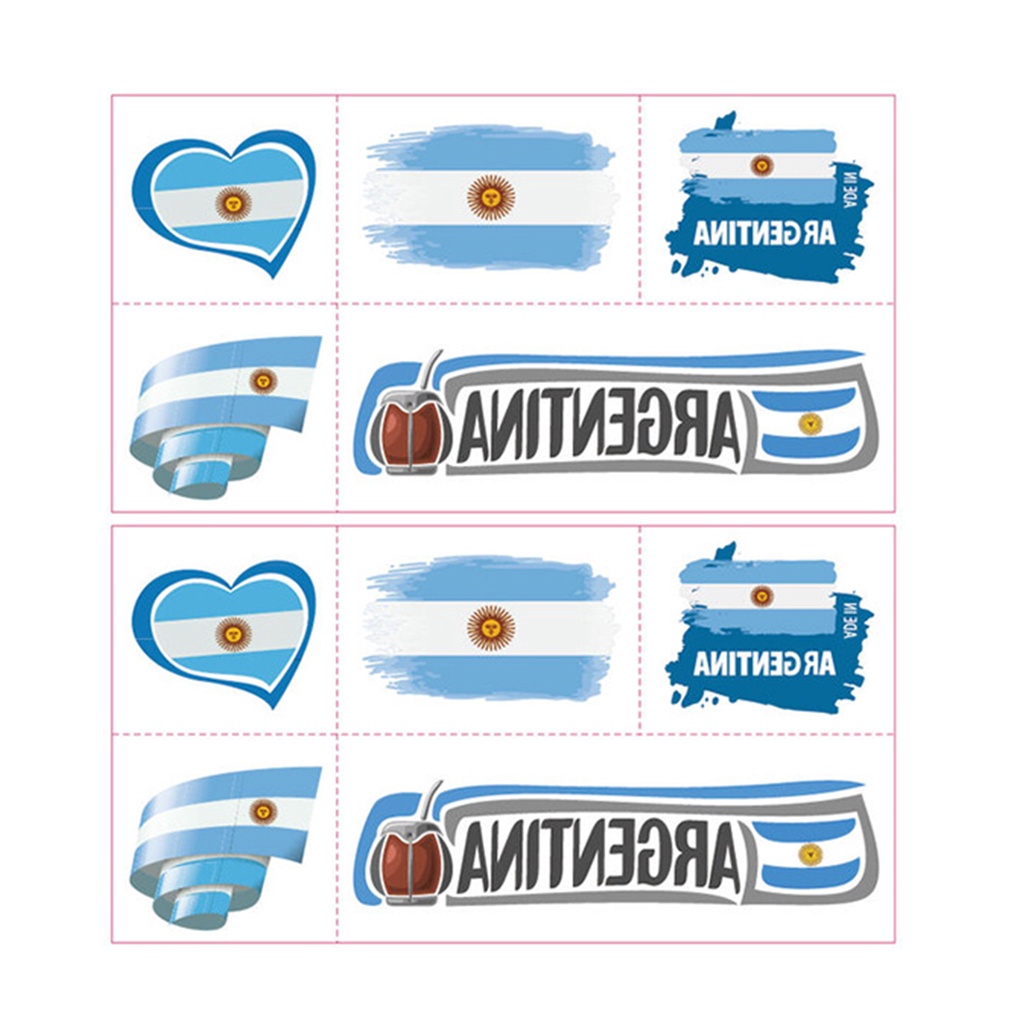 Bộ 2 Miếng Dán Hình Xăm Tạm Thời Lâu Trôi Chống Nước Chống Mồ Hôi Có Thể Tháo Rời Cho Unisex