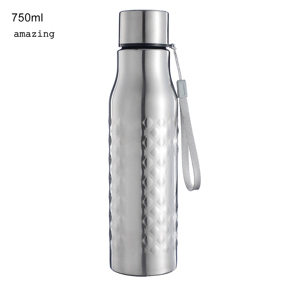 Bình Nước Thể Thao Dung Tích Lớn 750ml Bằng Thép Không Gỉ