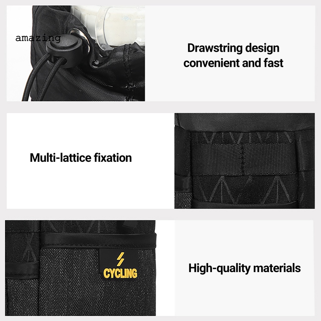 Túi Đựng Bình Nước Co Giãn / Ấm Nước Dung Tích Lớn Có Thể Tái Sử Dụng Tiện Lợi Dành Cho Xe Đạp MTB