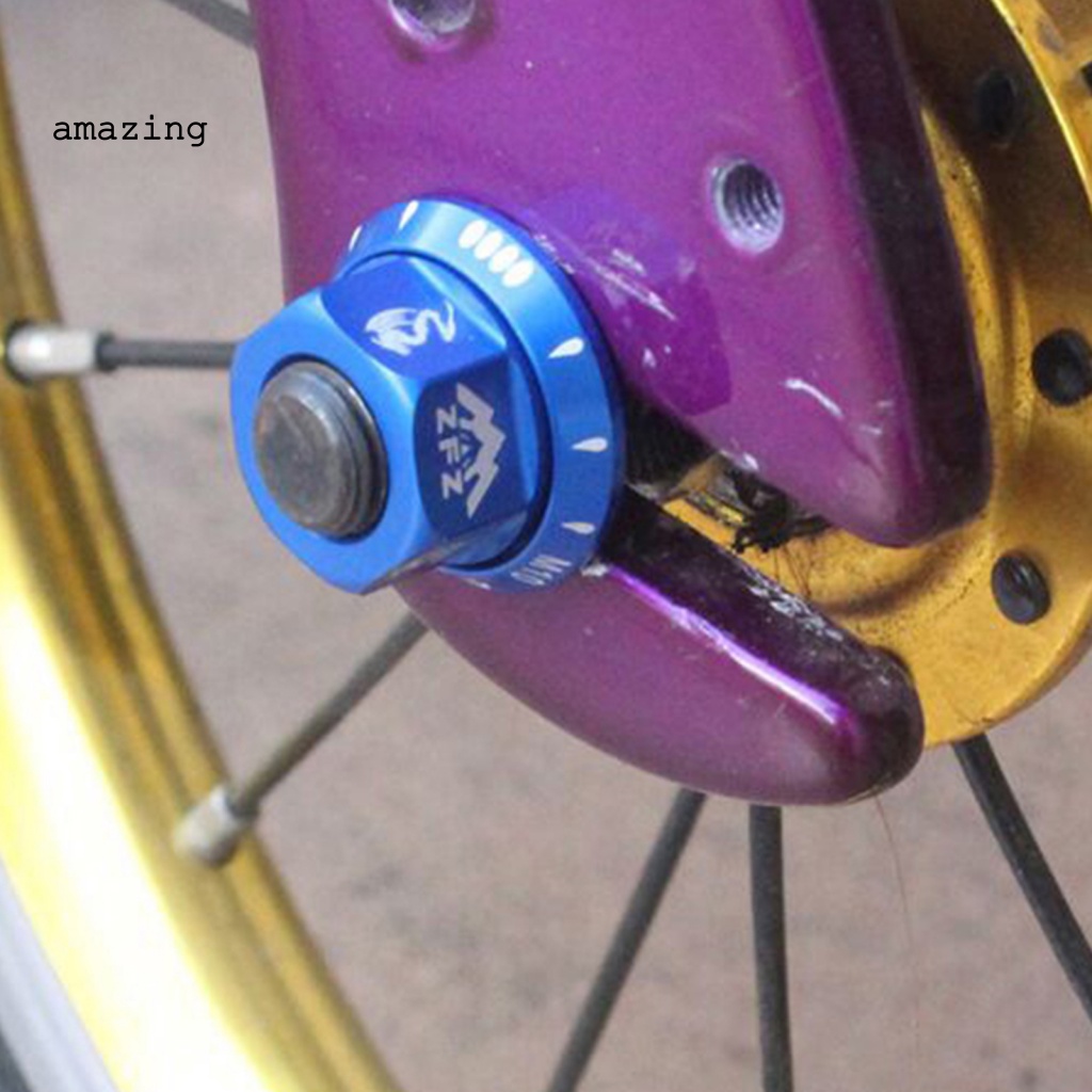 Đai Ốc CNC Màu Sáng Chống Ăn Mòn Gắn Trục Bánh Xe Đạp