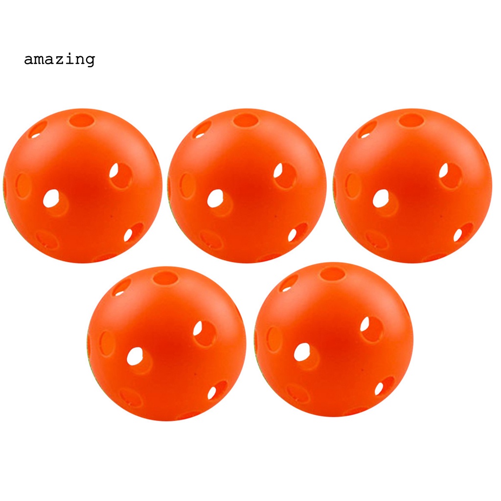 Bộ 5 Quả Bóng Golf Nhựa PE Màu Sắc Thời Trang