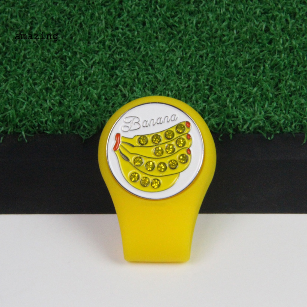 Kẹp Đánh Dấu Bóng Golf Từ Tính Mềm Mại Họa Tiết Trái Cây