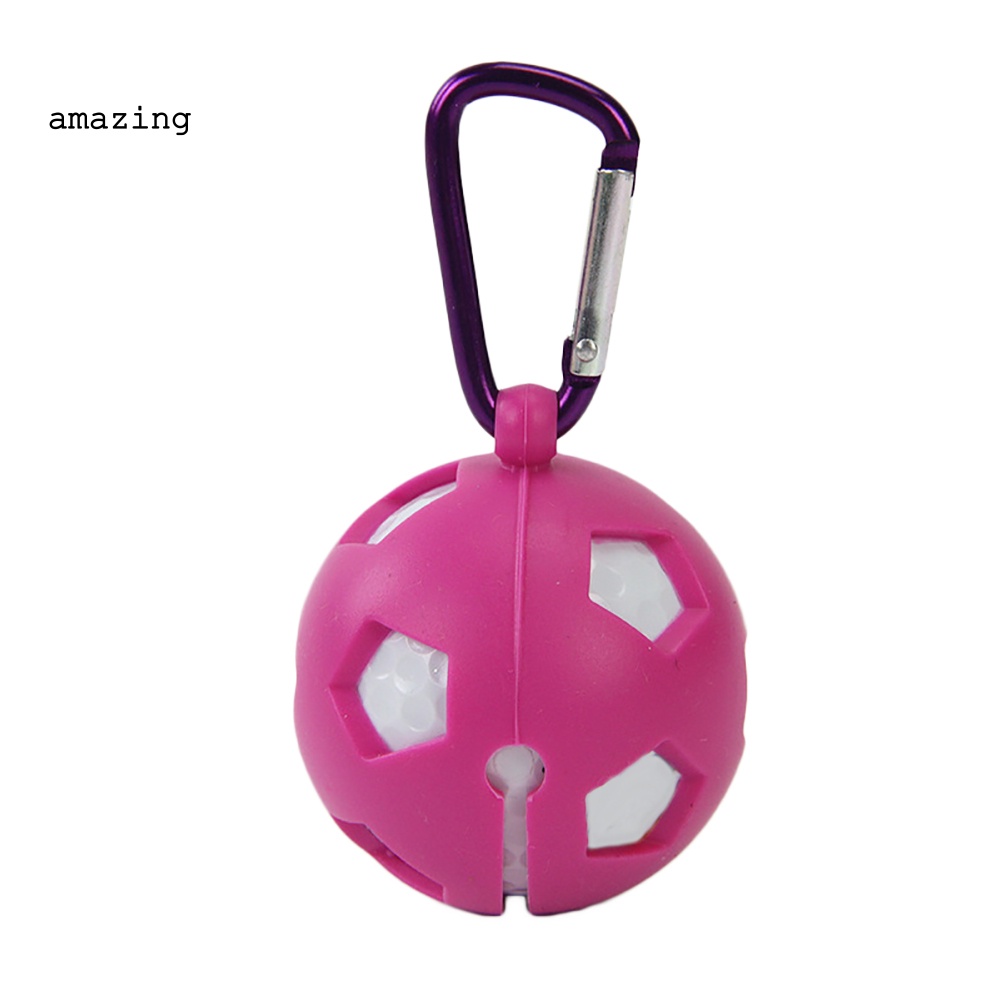 Vỏ Bọc Bảo Vệ Bóng Golf Bằng Silicon Thiết Kế Rỗng Kèm Móc Treo Chìa Khóa Tiện Dụng Cho 1