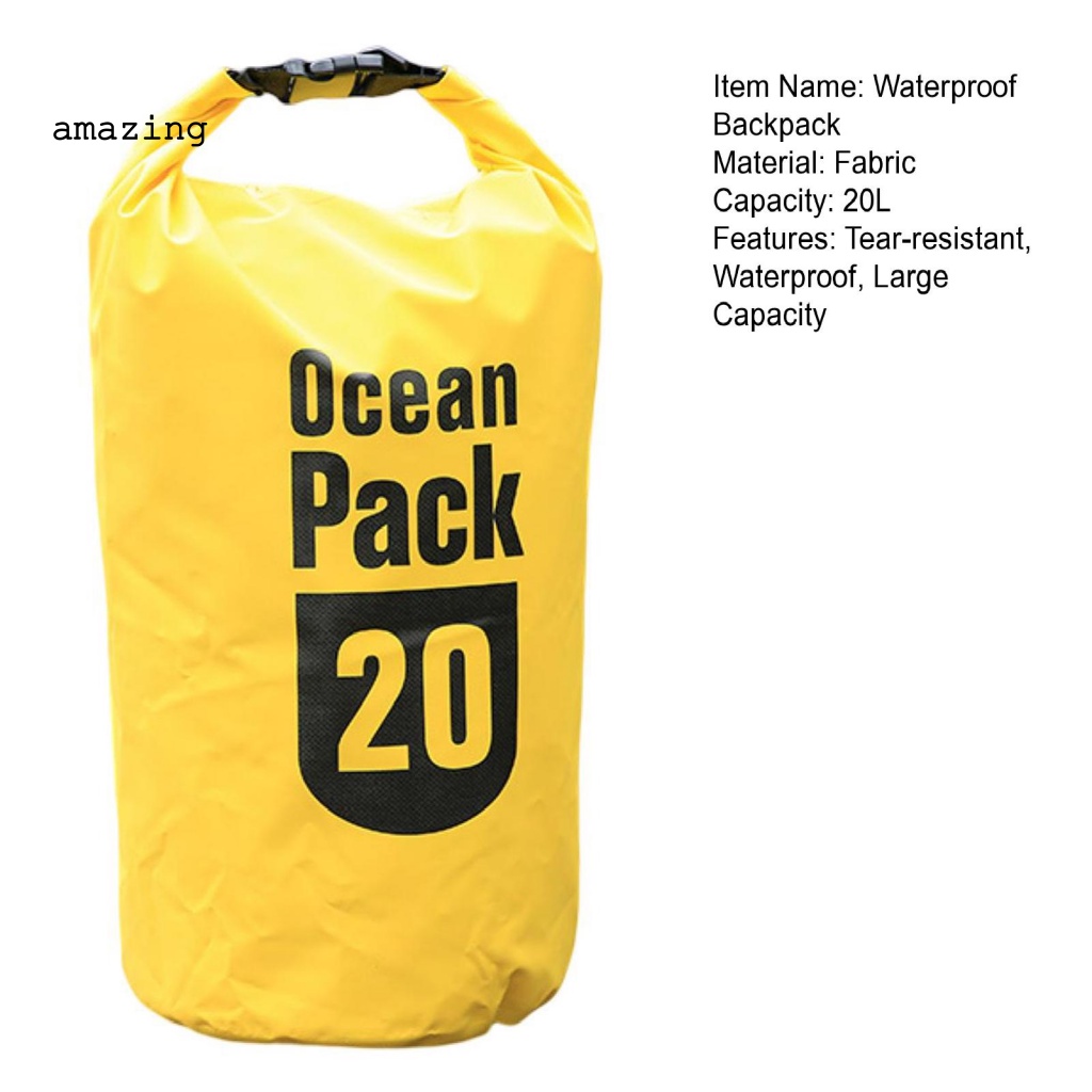 Túi Đựng Đồ Bơi / Chèo Thuyền Thể Thao Chống Rò Rỉ Dung Tích 20L Có Khóa Cài