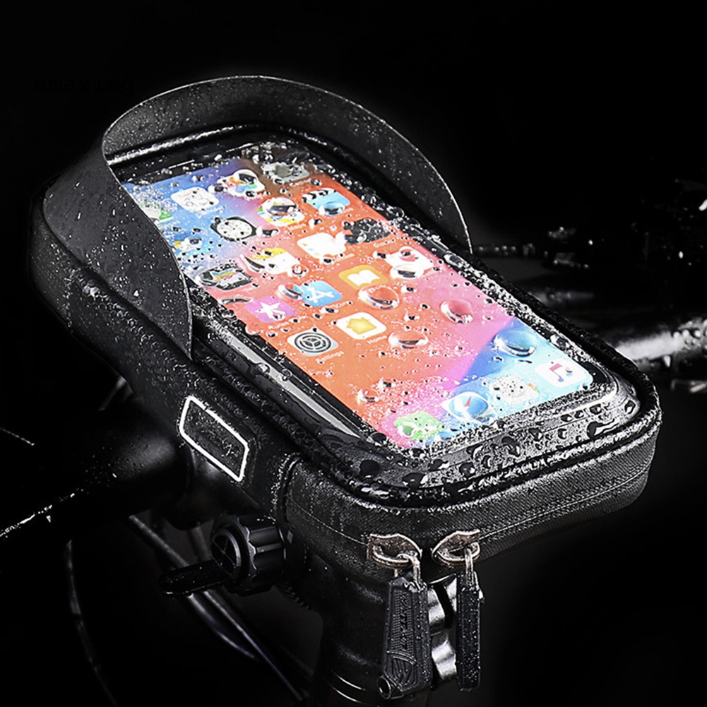 Túi Đựng Điện Thoại Chống Thấm Nước Có Thể Điều Chỉnh Màn Hình Cảm Ứng Dành Cho Xe Đạp