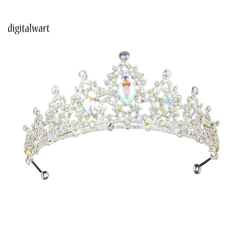 Kỹ Thuật Số| Vương Miện Công Chúa Đính Đá Phong Cách Baroque Thanh Lịch Dành Cho Cô Dâu