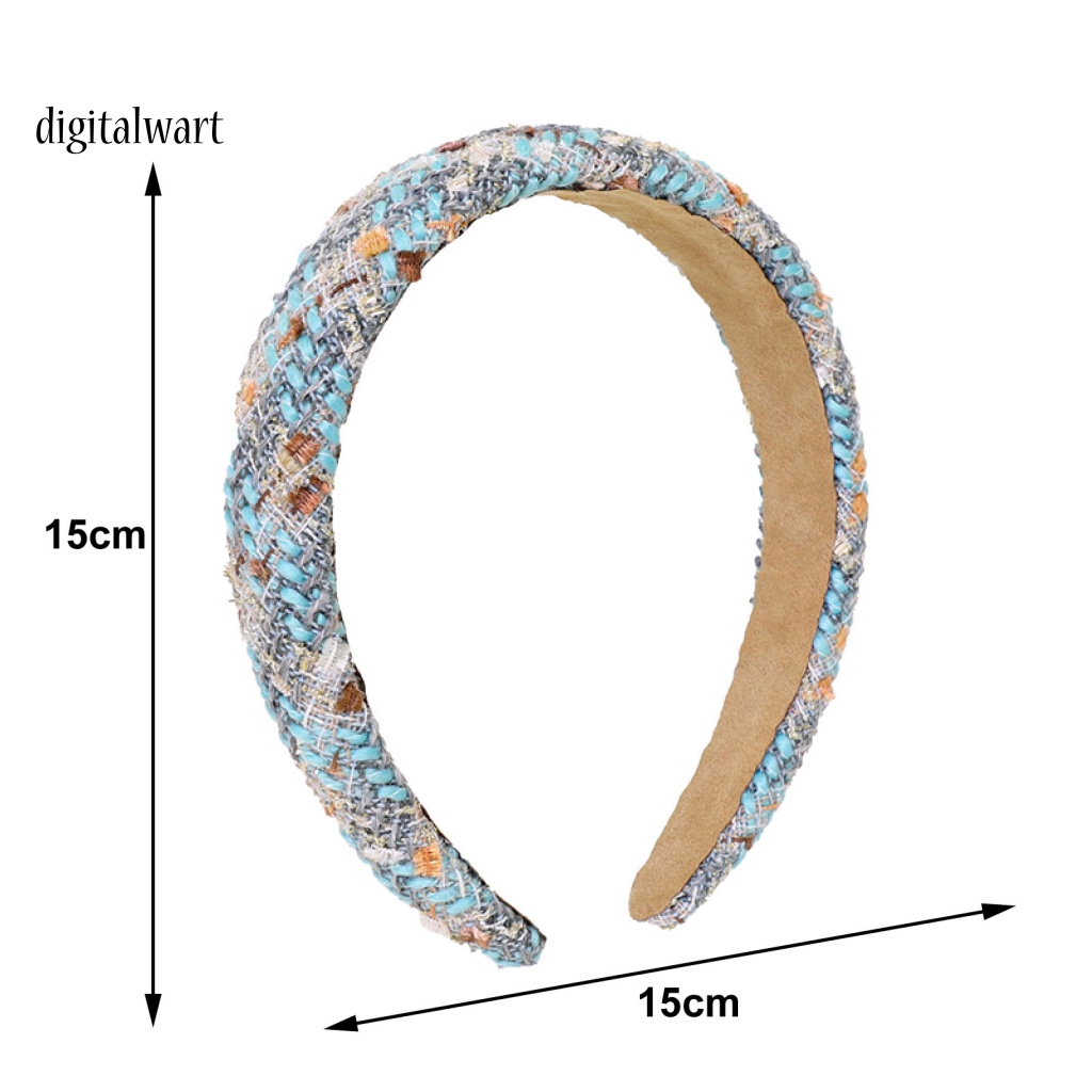Kỹ Thuật Số| Băng Đô Cài Tóc Họa Tiết Sọc Caro Phong Cách Hàn Quốc Ngọt Ngào Cho Nữ
