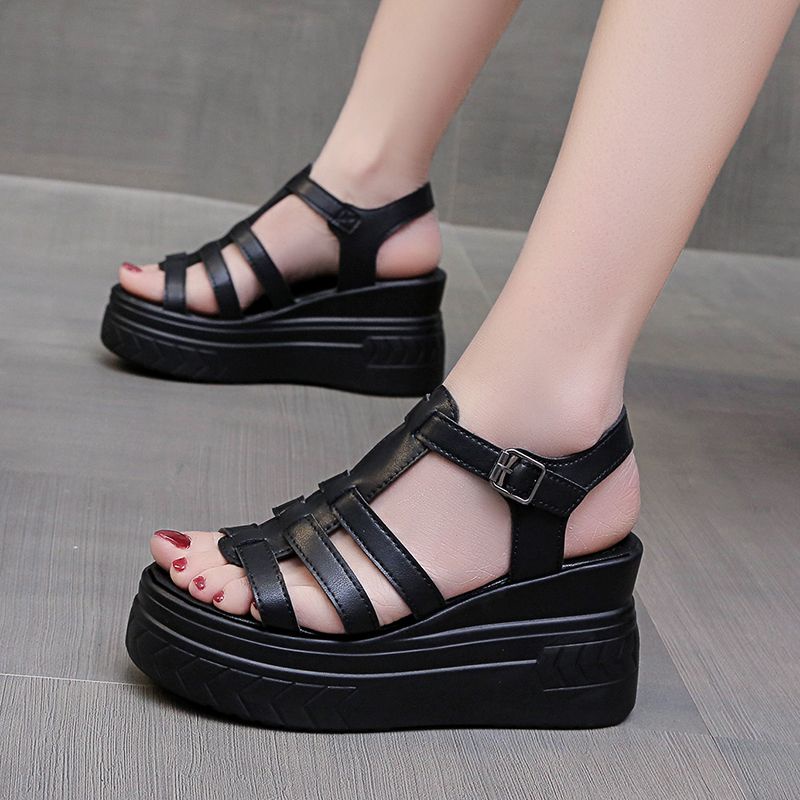 Xăng đan Cao Gót 9cm Đế Dày Thời Trang Mùa Hè 2023 Mới Cho Nữ