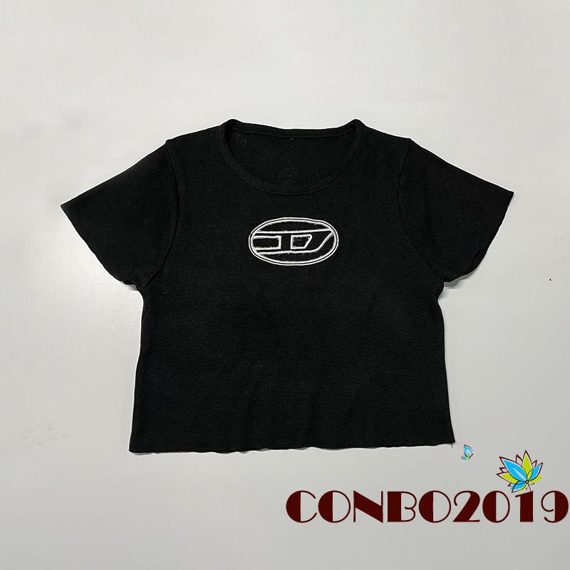 Áo Thun Tay Ngắn Cổ Tròn Phong Cách Đường Phố Thời Trang Mùa Hè Cho Nữ