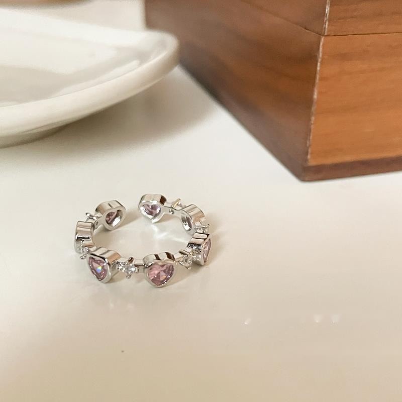 Nhẫn Hình Trái Tim Phong Cách Hàn Quốc Thời Trang Cho Nữ