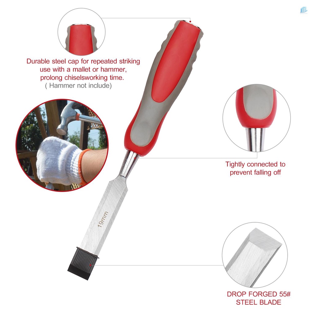 Bộ 5 Dụng Cụ Đục Lỗ Thông Minh Bằng Gỗ Kèm Túi Đựng Chống Trượt