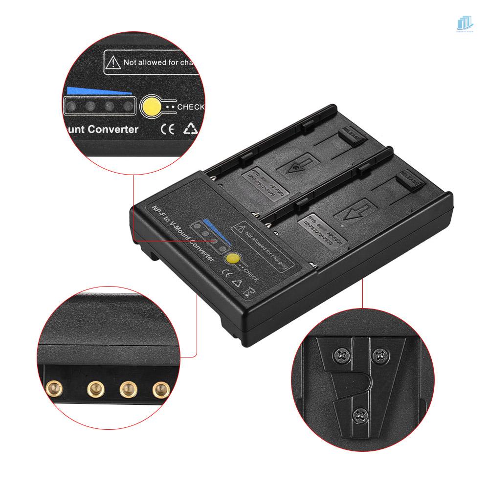 Bộ Chuyển Đổi Pin smartwatchinone NP-F Sang V-mount Cho NP-F550 NP-F750 NP-F970 Series