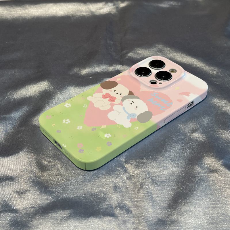 Ốp Điện Thoại Cứng In Hình Chú Cún Dễ Thương Cho iPhone12promax14plus11 / / Apple xs 13 2Ed 87 / xr