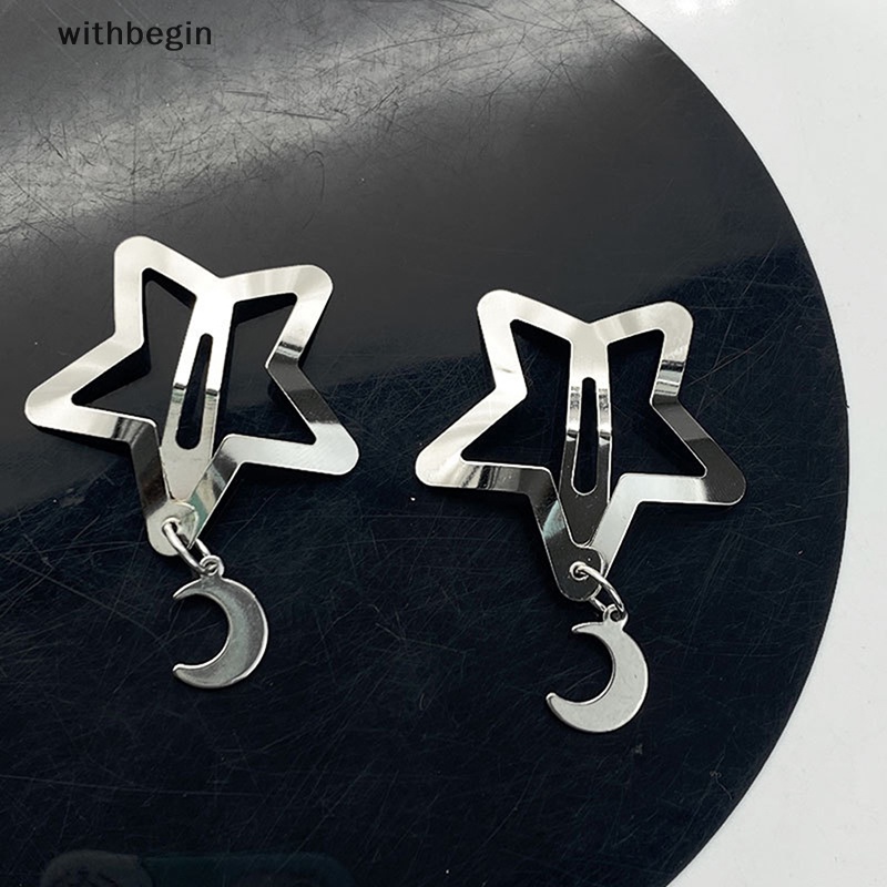 Kẹp Tóc Hình Ngôi Sao Năm Cánh Phong Cách Harajuku Dễ Thương Ngọt Ngào Cho Nữ Y2k