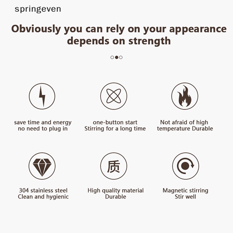 Cốc Khuấy Cà Phê Tự Động Thông Minh Bằng Thép Không Gỉ Có Thể Sạc Lại