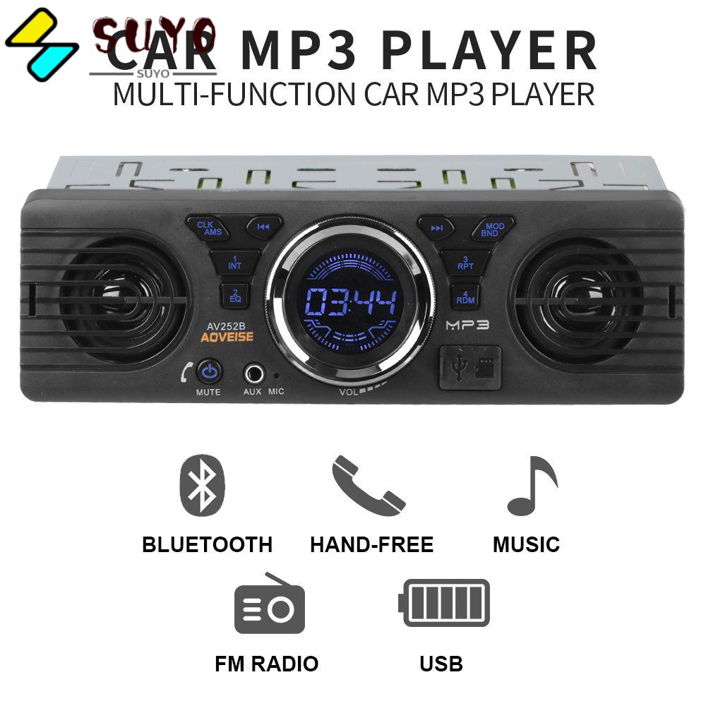 Suyo Máy Nghe Nhạc MP3 Âm Thanh Stereo Tự Động Tích Hợp Bảng Điều Khiển In-dash