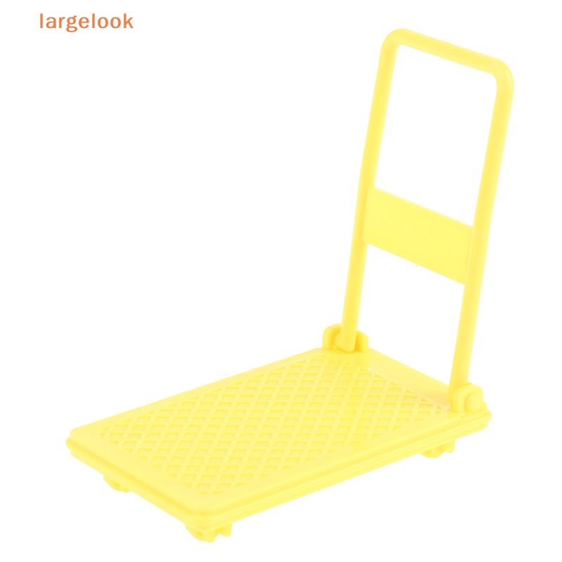 Mô Hình Xe Đẩy Mua Sắm Mini Tỉ Lệ 1 / 12 Trang Trí Nhà Búp Bê