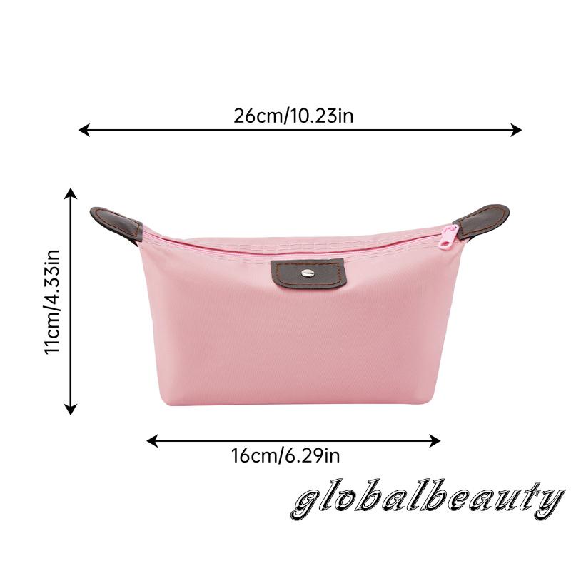 Túi Đựng Đồ Trang Điểm Kẻ Sọc Cổ Điển Đa Năng Chống Thấm Nước