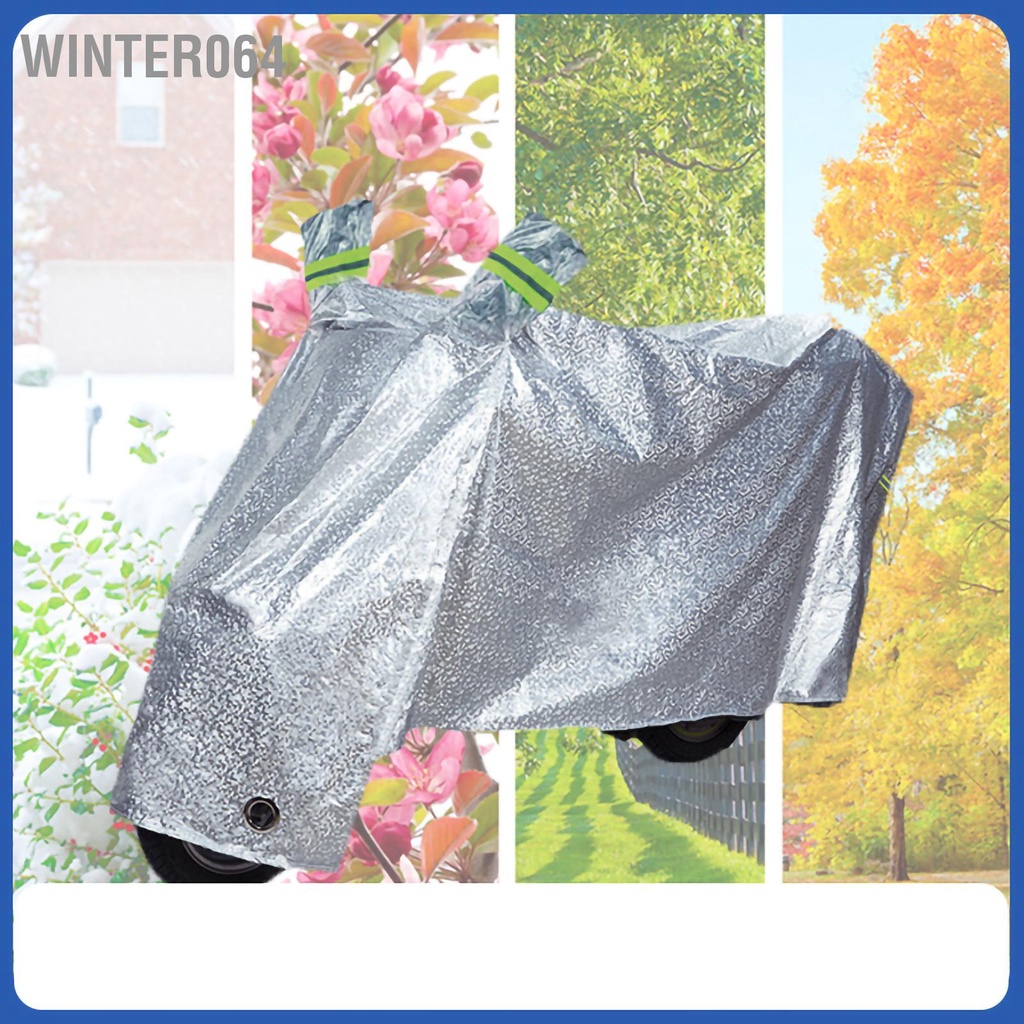 Winter064 Ngoài Trời Xe Máy Bao Chống Nước Mưa Bụi Bảo Vệ Tất Cả Các Mùa Cho Điện Đạp
