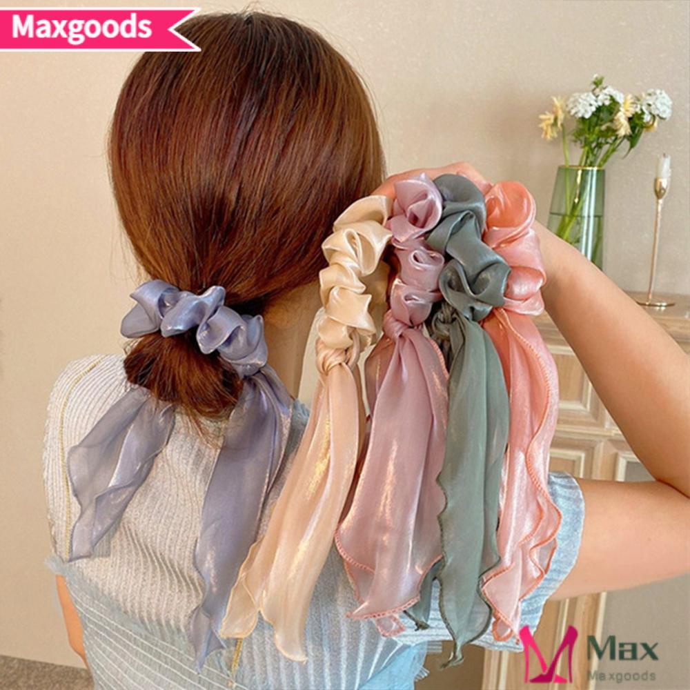 Dây Buộc Tóc Đuôi Ngựa Co Giãn Thời Trang Cho Nữ