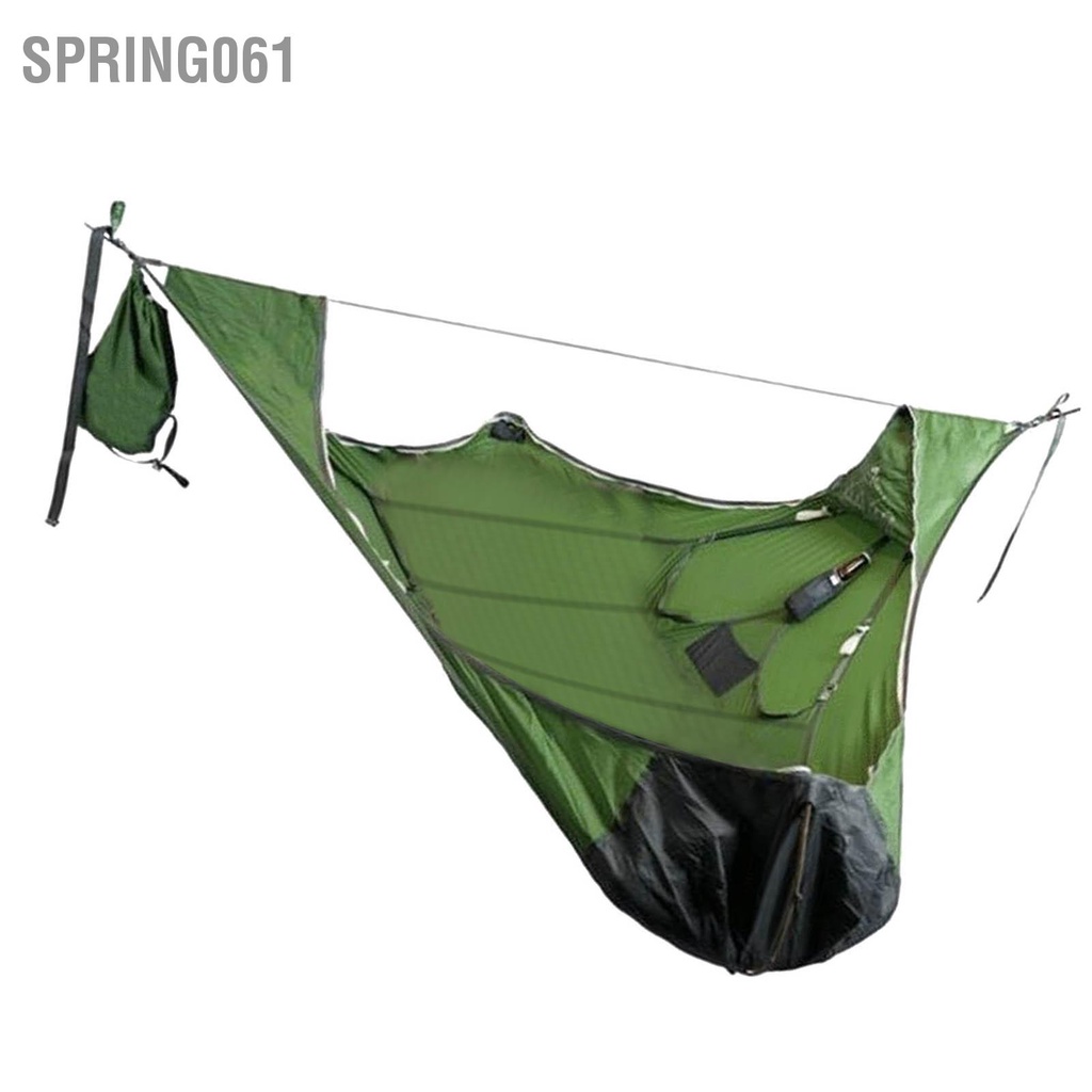 Spring061 Võng di động cắm trại Chống rách mài mòn cây ngoài trời để leo núi