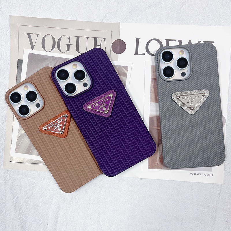 Fashion prada High luxury style iPhone 14 13 ProMax 14plus 14 Xs Max XR Phone Case for Apple 12 ProMax 13 13Pro 11pro 14pro 7 8 Plus 7+ 8+ Candy Weave Soft Cover Phone Case