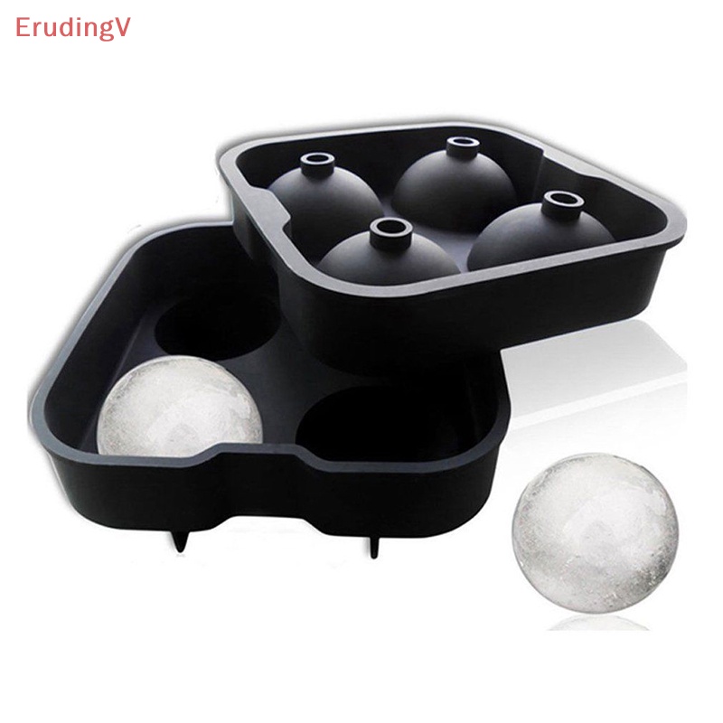 Khuôn Silicone Làm Đá Viên 4 Lỗ Tiện Dụng