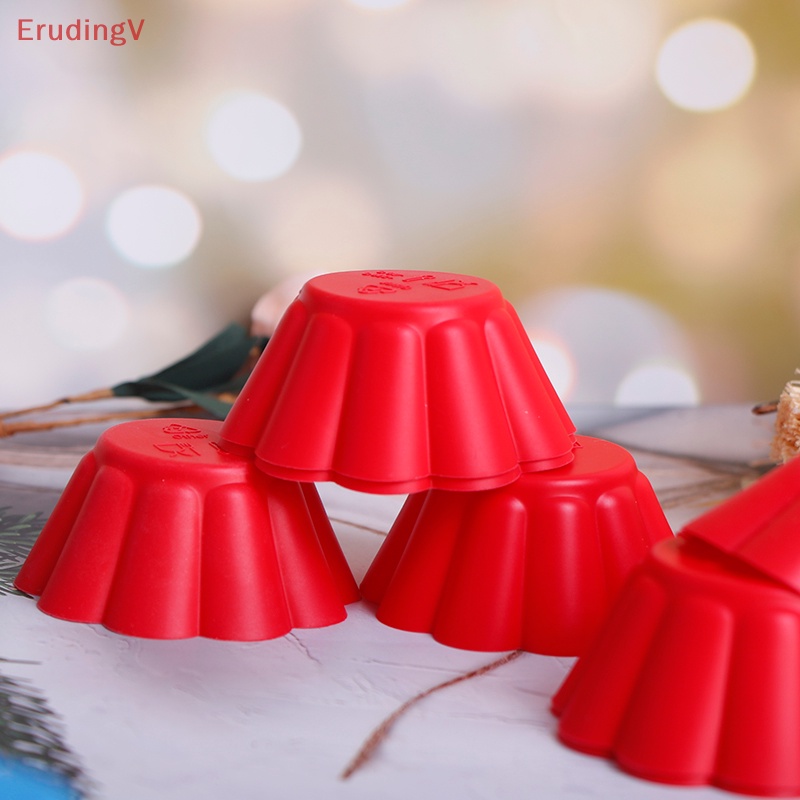 Bộ 7 Khuôn Silicone Làm Bánh Muffin Chống Nhiệt Có Thể Tái Sử Dụng