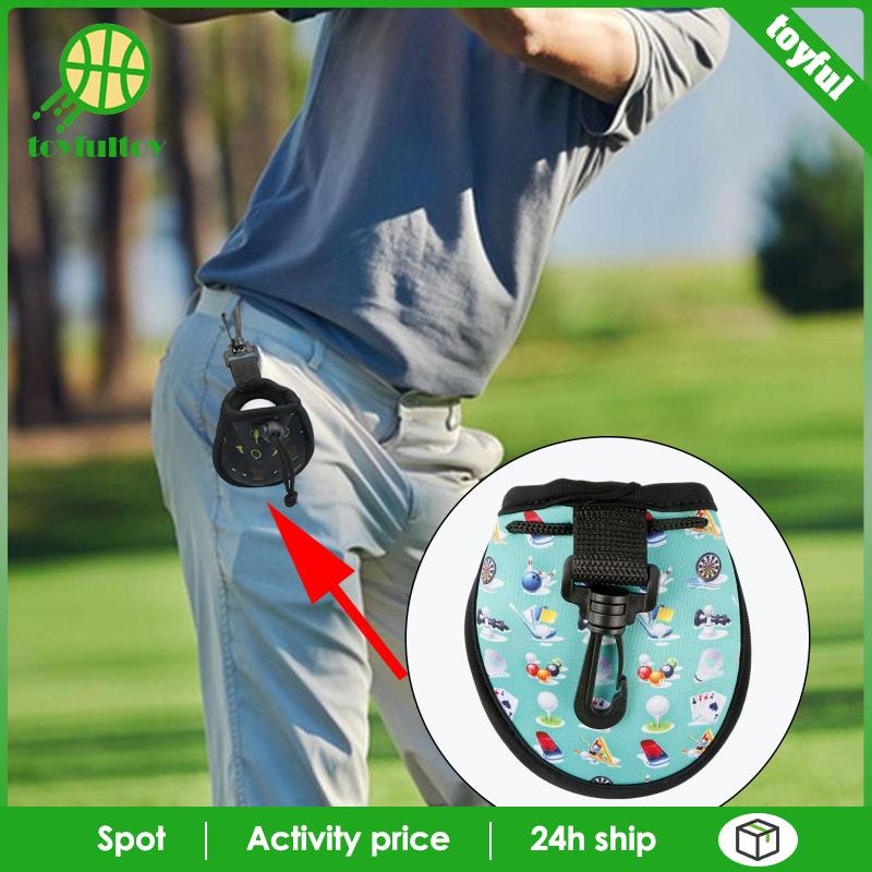 Túi Đeo Hông Đựng Bóng Golf Có Khóa Cài Di Động Tiện Dụng
