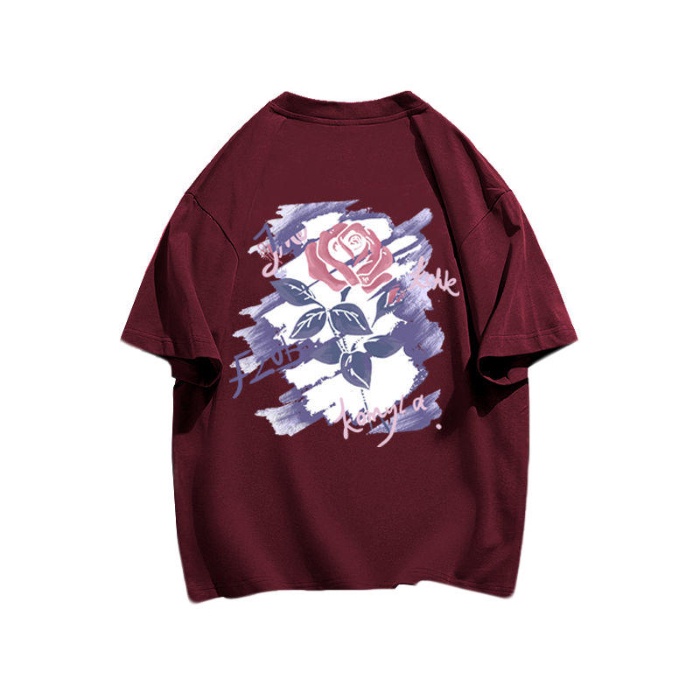 NRVP Áo Thun 100% Cotton Tay Ngắn Phong Cách Hàn Quốc Mới