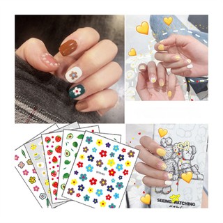 1 Miếng Dán Trang Trí Móng Tay Hình Hoa 36 Lựa Chọn DIY