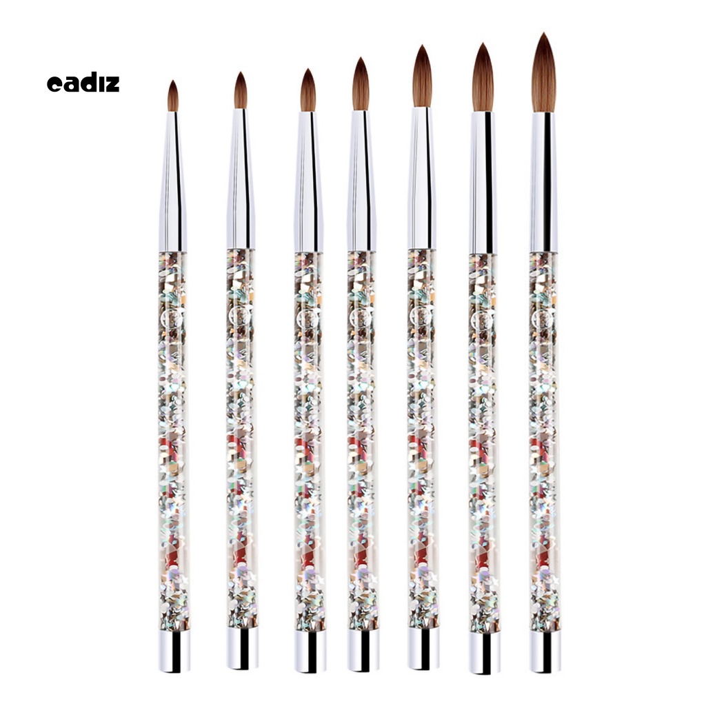 Cọ Trang Trí Móng Tay Với Lông Nylon Và Tay Cầm Bằng Nhựa Acrylic Thoải Mái