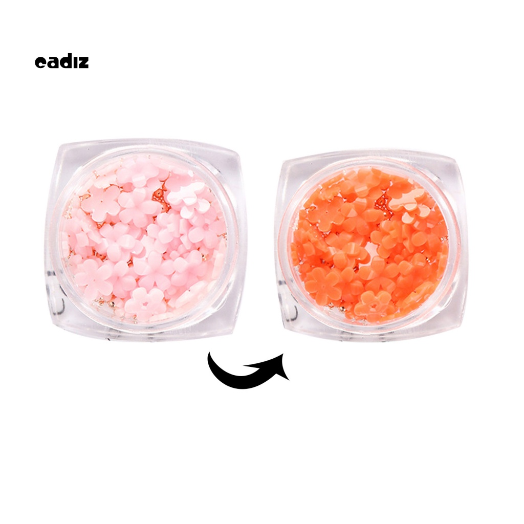 1 Hộp Cánh Hoa 3D Bằng Nhựa Resin Dùng Trang Trí Móng Tay DIY
