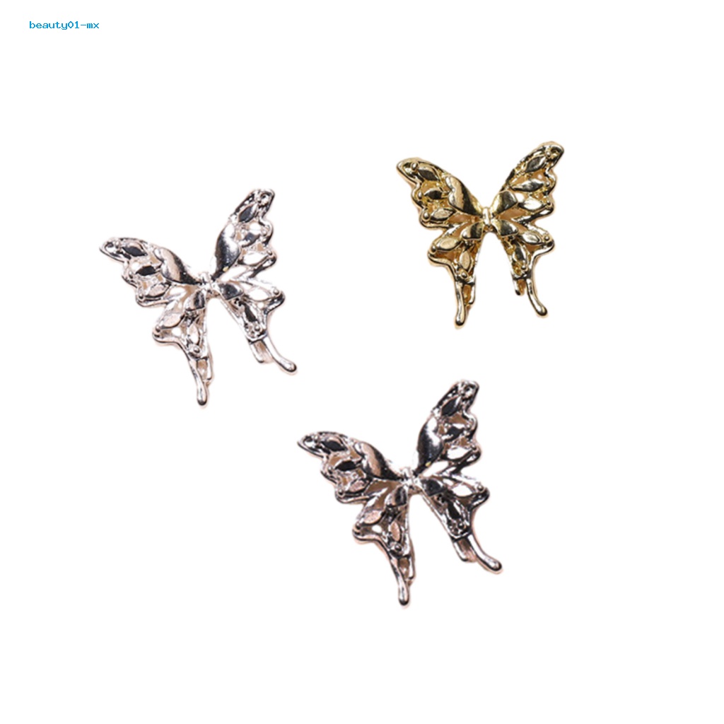 Bộ 5 Phụ Kiện Trang Trí Móng Tay Hình Nơ Sang Trọng