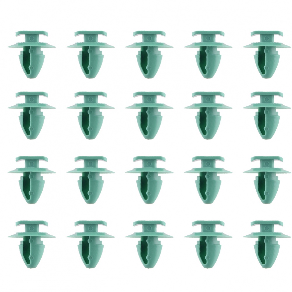 FENDER Set 20 Kẹp Cố Định Tấm Chắn Bùn Bánh Xe Màu Xanh Lá Siêu Bền Tiện Dụng Cho Jeep