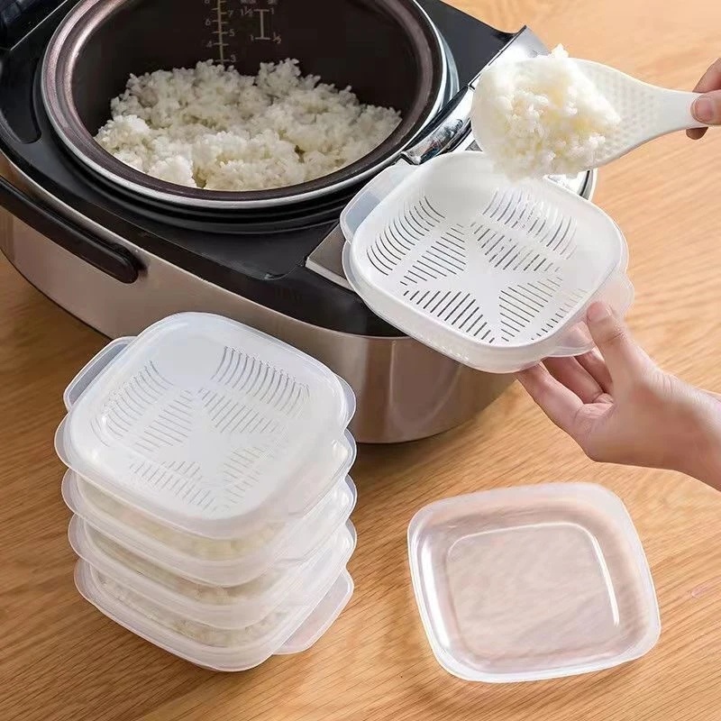 Hộp Đựng Rau Củ Quả Hai Lớp Ráo Nước Đa Năng Cho Nhà Bếp