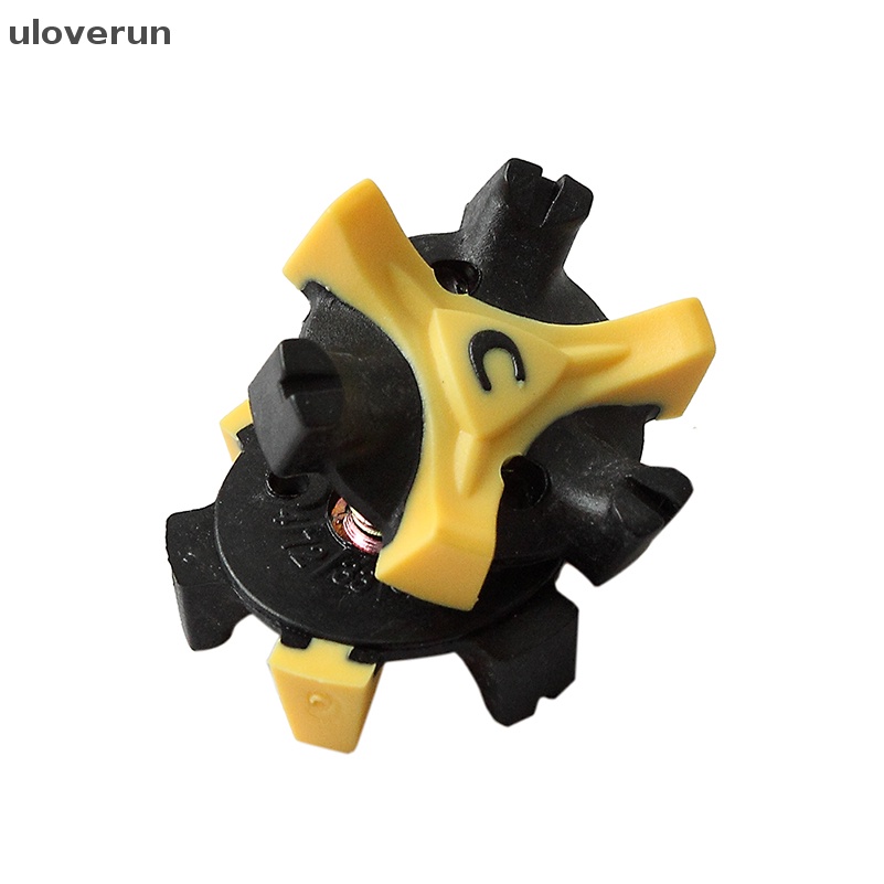 Set 10 Đinh Gắn Giày Đánh Golf Màu Vàng Đen Thay Thế Tiện Dụng