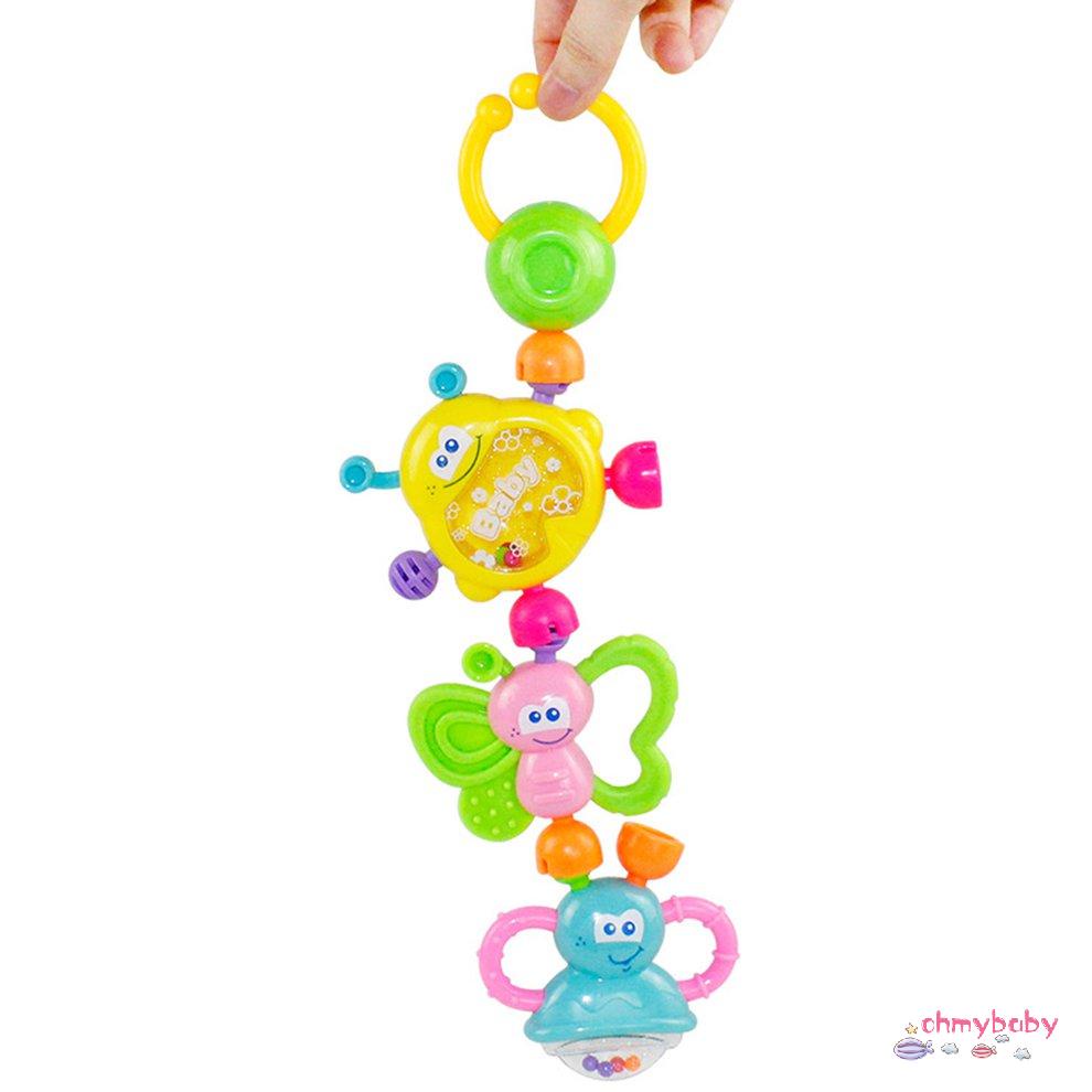 [Trong kho] 7 Cái/bộ Đồ Chơi Trẻ Em Cầm Tay Lắc Chuông Thú Vị Giáo Dục Lục Lạc Màu Sắc An Toàn Quà Tặng Cho [P/16]