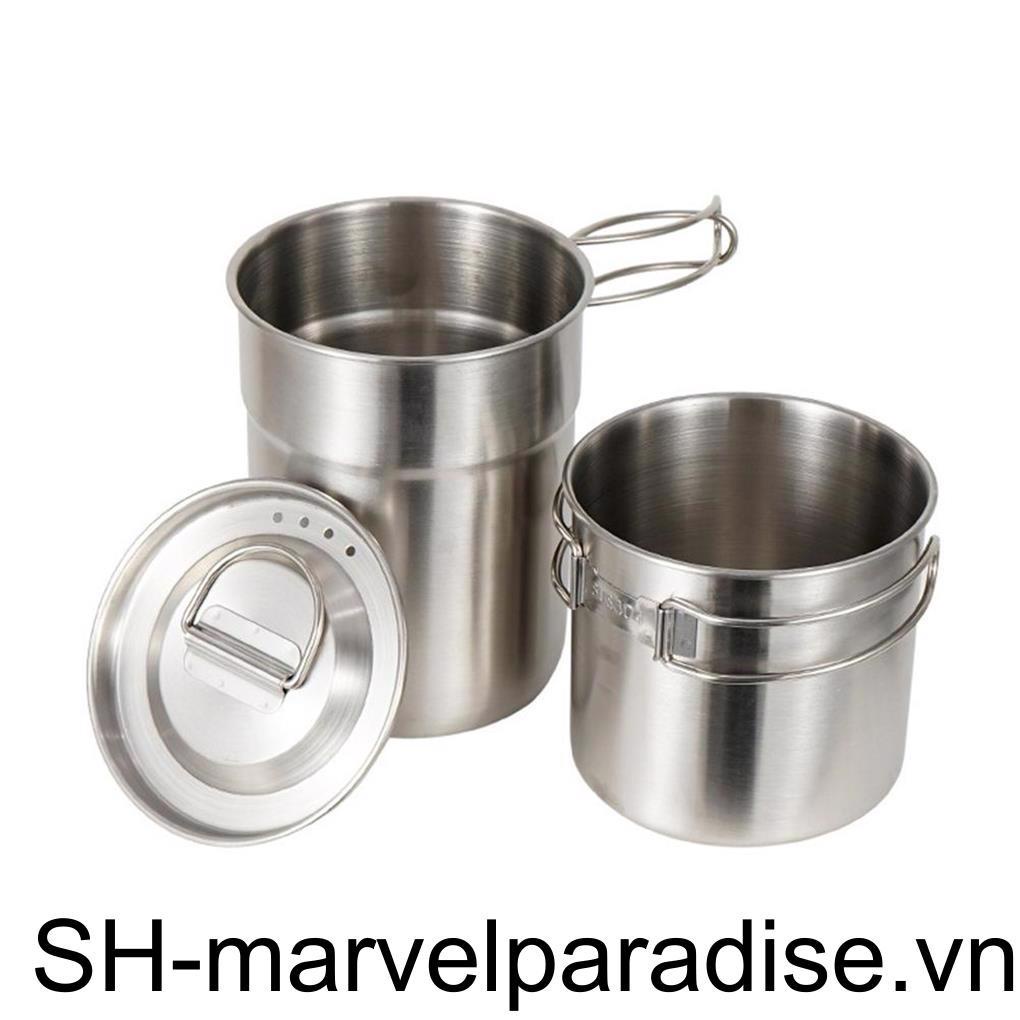 Bộ 2 Cốc Uống Nước Có Thể Gấp Lại Chống Rỉ Sét Kích Thước Nhỏ Gọn Tiết Kiệm Không Gian