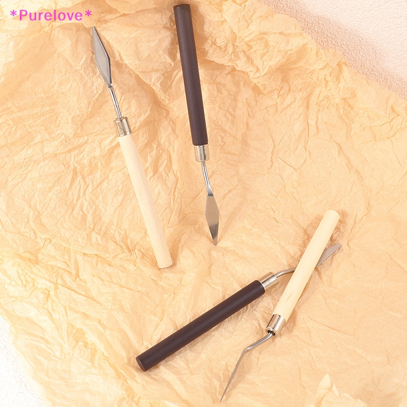 Keo Nhuộm Móng Tay Bằng Thép Không Gỉ Kèm Tay Cầm Tiện Dụng Mới