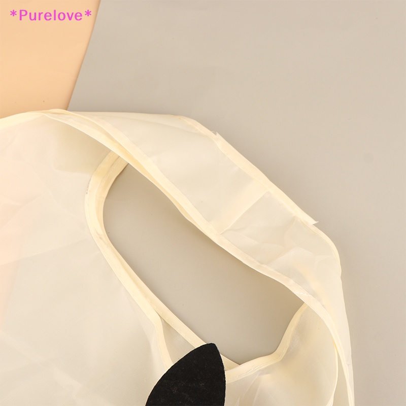 Túi Mua Sắm Gấp Gọn Thân Thiện Với Môi Trường Họa Tiết Hoạt Hình Dễ Thương