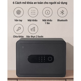 Két Sắt Vân Tay Mijia Thông Minh Có Báo Động/Két sắt điện tử xiaomi Deli 33515 két sắt nhỏ gọn tiện lợi XiaomiYoupin