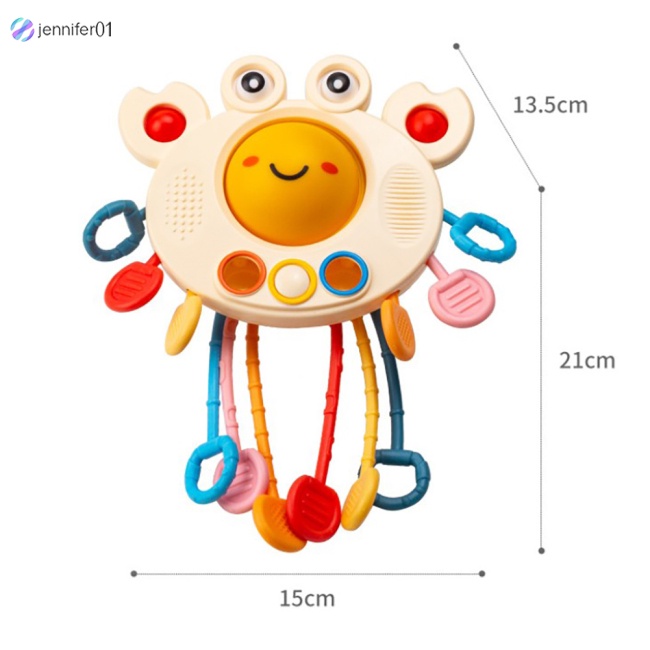 Đồ Chơi Dây Kéo Hình Con Cua Dễ Thương Luyện Tập Kỹ Năng Kỹ Năng Sớm Cho Bé