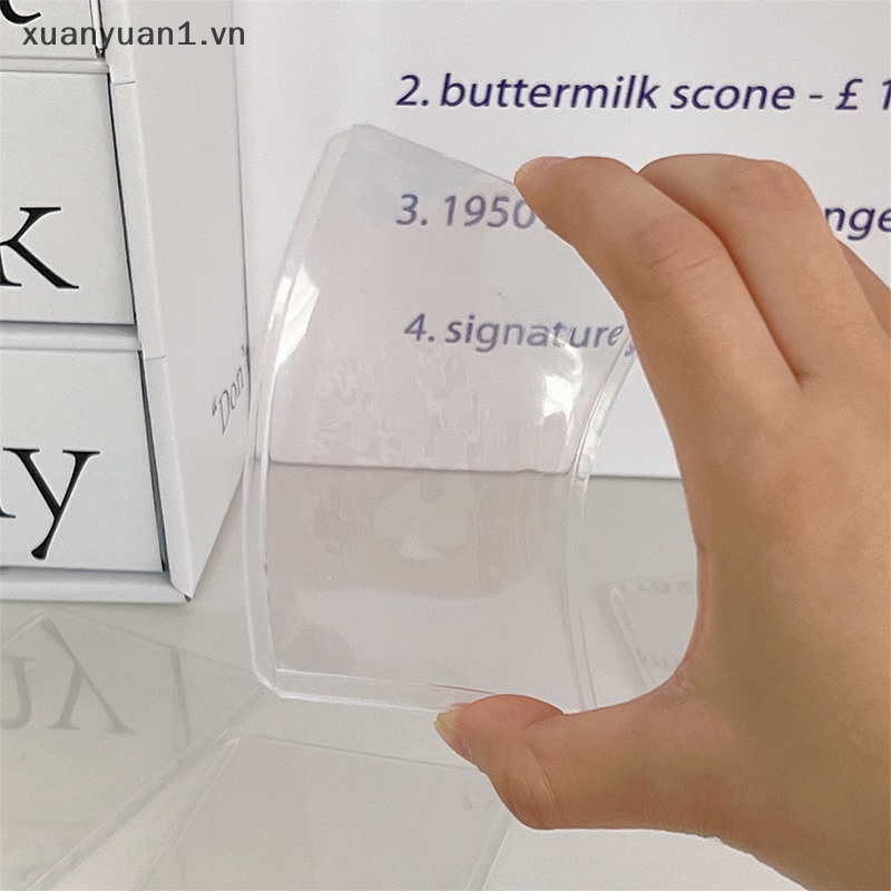 Set 10 Miếng Dán Goo Dày Dặn Trong Suốt Dùng Trang Trí Hộp Sưu Tập DIY