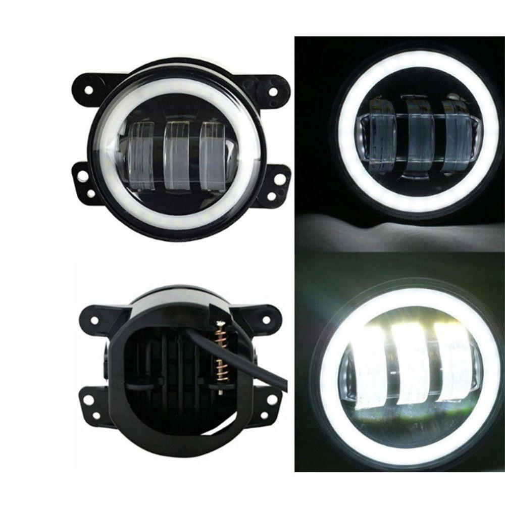 Set 2 Đèn LED Sương Mù 4 &quot;Inch 30W Dành Cho Xe Jeep / Wrangler